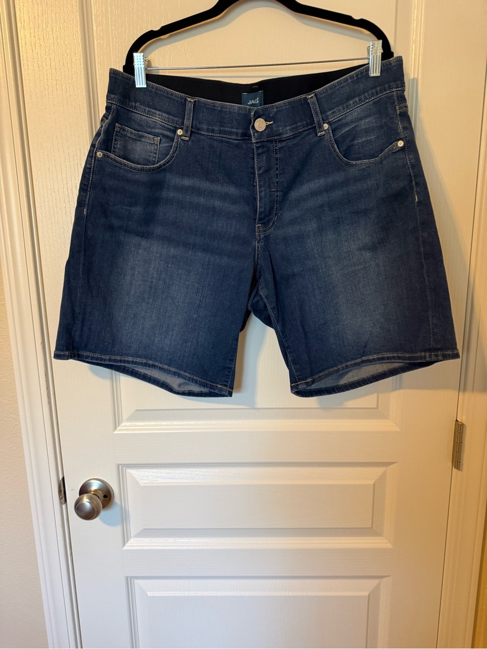 Jag Jeans Women's Dark Blue Denim Jean Shorts